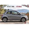 Kit stickers Fiat 500 – bandes latérales zèbre