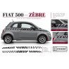 Kit stickers Fiat 500 – bandes latérales zèbre