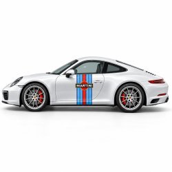 Porsche Martini decal kit – two side graphics