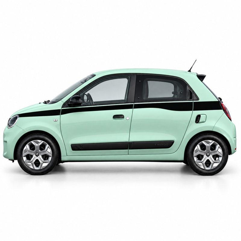 Renault Twingo 3 curved side stripe decals No. 5
