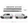 Stickers VW Transporter – bandes latérales épurées