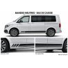 Stickers VW Transporter – bandes latérales épurées