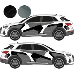 Kit stickers camouflage géométrique – 4×4