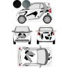 Kit stickers camouflage géométrique – petite citadine