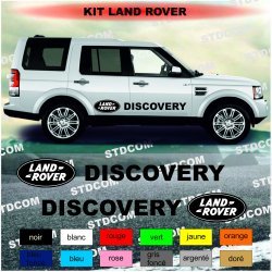 Land Rover Discovery side logo and lettering decals