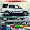 Land Rover Discovery side logo and lettering decals