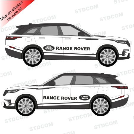 Range Rover side logo and lettering decals