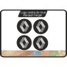 Stickers Renault Fergat – quatre centres de roue