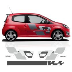 Kit stickers Renault Twingo RS – portes et bas de caisse