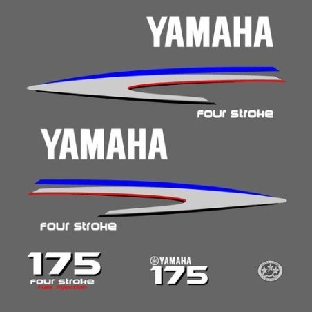 Yamaha Four Stroke 175 outboard decal kit