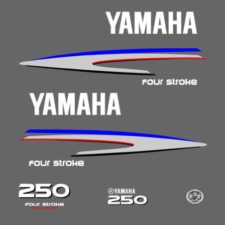 Yamaha Four Stroke 250 outboard decal kit
