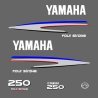 Yamaha Four Stroke 250 outboard decal kit
