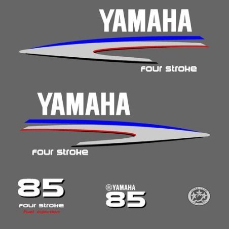 Yamaha Four Stroke 85 outboard decal kit