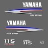 Yamaha Four Stroke 115 outboard decal kit