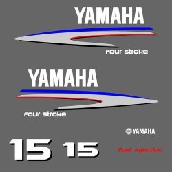 Yamaha Four Stroke 15 outboard decal kit