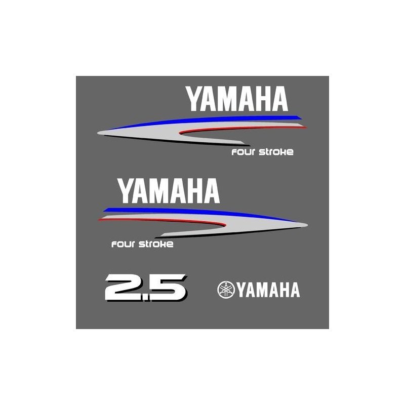 Yamaha Four Stroke 2.5 outboard decal kit