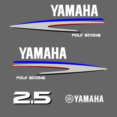 Yamaha Four Stroke 2.5 outboard decal kit