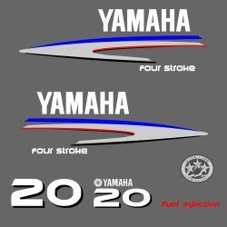 Yamaha Four Stroke 20 outboard decal kit