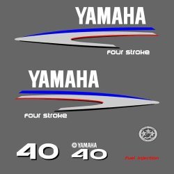 Yamaha Four Stroke 40 outboard decal kit