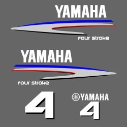 Yamaha Four Stroke 4 outboard decal kit