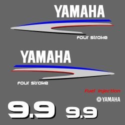 Yamaha Four Stroke 9.9 outboard decal kit