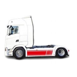 Truck Abarth-style stripe decal kit