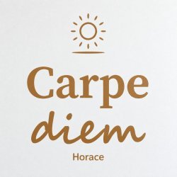 Wall decal Carpe diem | Fun-Stickers