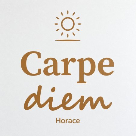 Sticker mural Carpe diem | Fun-Stickers