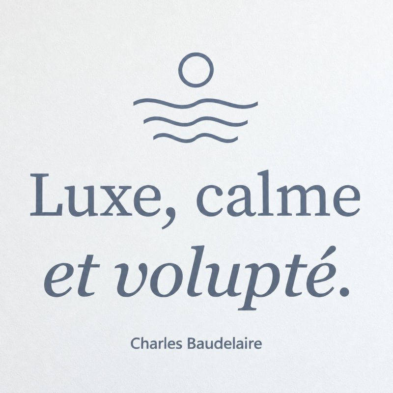 Sticker mural Luxe, calme et volupté | Fun-Stickers