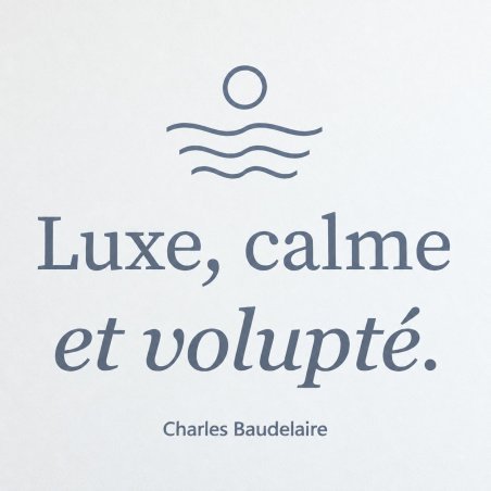 Sticker mural Luxe, calme et volupté | Fun-Stickers
