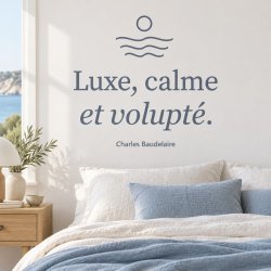 Wall decal Luxe, calme et volupté | Fun-Stickers