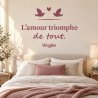 Sticker mural L'amour triomphe de tout | Fun-Stickers