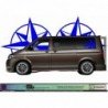 Sticker rose des vents 72cm van VW Transporter camping-car Fun Stickers
