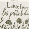 Sticker mural Laisse fleurir les petits bonheurs | Fun-Stickers