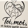 Sticker mural Toi, moi et notre petit nous | Fun-Stickers