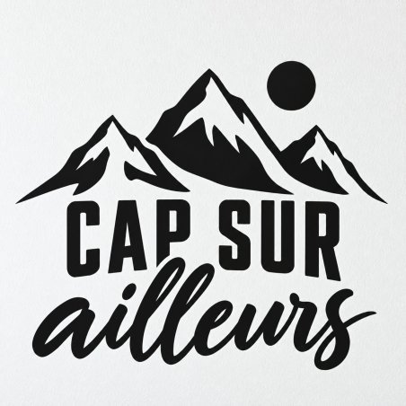 Sticker mural Cap sur ailleurs | Fun-Stickers