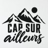 Wall decal Cap sur ailleurs | Fun-Stickers
