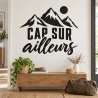 Sticker mural Cap sur ailleurs | Fun-Stickers