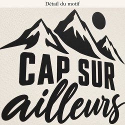 Wall decal Cap sur ailleurs | Fun-Stickers