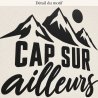 Sticker mural Cap sur ailleurs | Fun-Stickers