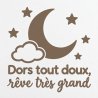 Wall decal Dors tout doux, rêve très grand | Fun-Stickers