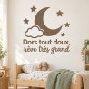 Wall decal Dors tout doux, rêve très grand | Fun-Stickers