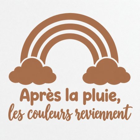 Wall decal Après la pluie, les couleurs reviennent | Fun-Stickers