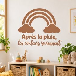 Wall decal Après la pluie, les couleurs reviennent | Fun-Stickers