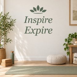 Sticker mural Inspire, expire | Fun-Stickers