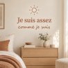 Sticker mural Je suis assez comme je suis | Fun-Stickers