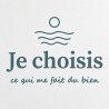Wall decal Je choisis ce qui me fait du bien | Fun-Stickers