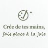 Wall decal Crée de tes mains, fais place à la joie | Fun-Stickers