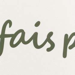 Sticker mural Crée de tes mains, fais place à la joie | Fun-Stickers