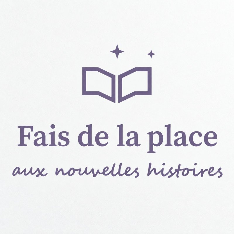 Sticker mural Fais de la place aux nouvelles histoires | Fun-Stickers